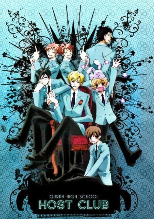 بالياباني : - 桜蘭高校ホスト部 بالانجليزي : - Ouran Koukou Host Club معروف ايضا : - Ouran High School Host Club وايضا : - Ohran Koko Host Club وايضا : - Ouran Koukou Hosutobu بالهربي : - نادي مضيفي ثانوية أوران