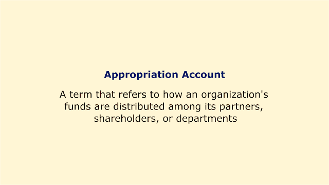 A term that refers to how an organization's funds are distributed among its partners, shareholders, or departments.