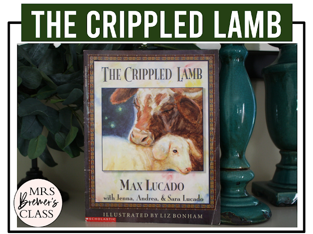 The Crippled Lamb book activities unit with literacy printables, reading companion activities, lesson ideas, and a craft for Kindergarten and First Grade