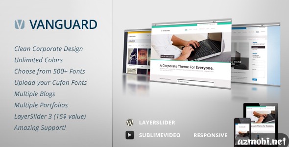 Vanguard: Business & Portfolio WordPress Theme