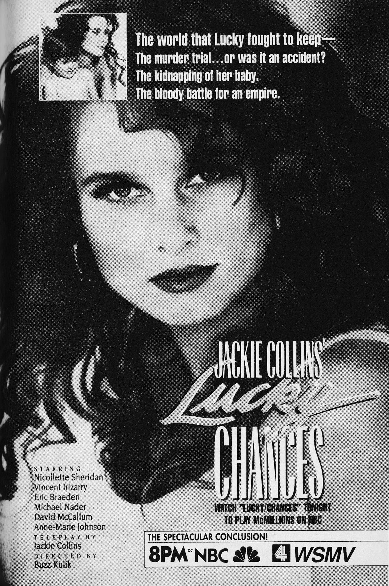 The Sleaze Factor JACKIE COLLINS LUCKY/CHANCES (1990) image image