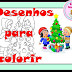 DESENHOS PARA COLORIR - NATAL 