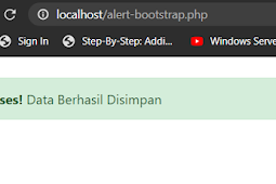 Cara membuat auto close alert bootstrap 4