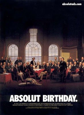 ABSOLUT BIRTHDAY - Hoje fiquei mais velhinho . . .