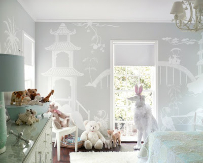 Gray Baby Nursery on House Of Hydrangeas  Favorite Nursery Inspirations