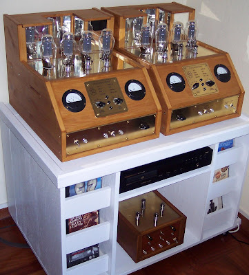 parallel push-pull 300B tube monoblock amplifer