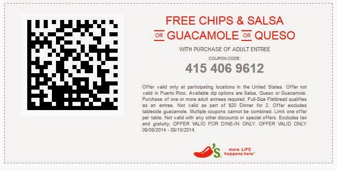 chilis coupons 2018