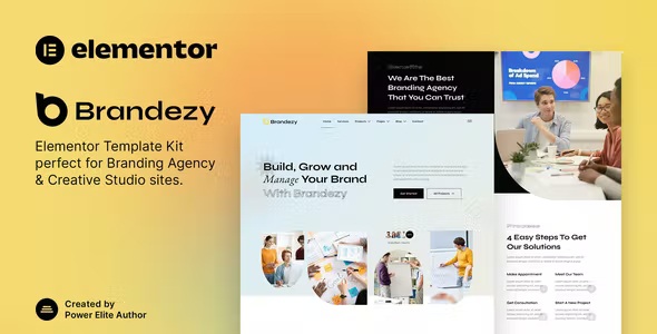 Best Branding Agency & Creative Studio Elementor Template Kit