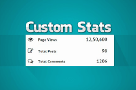 Install Custom Stats Widget for Blogger