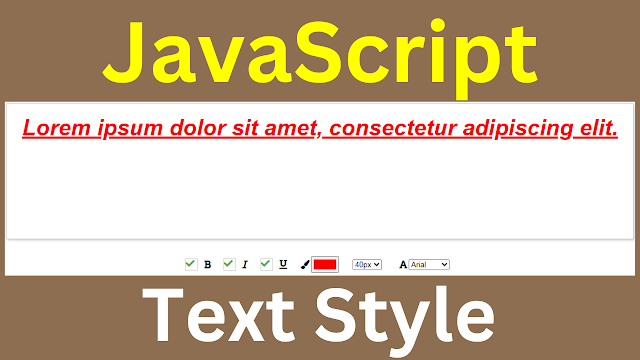 Text Styling with JavaScript