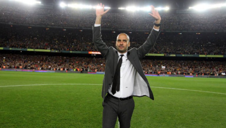 Josep Pep Guardiola coached official Manchester City