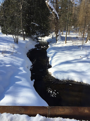 the soothing sight and sounds of open, running water