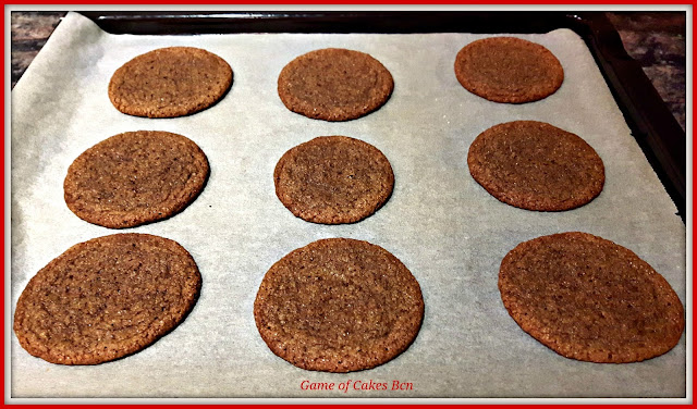 Galletas de jengibre y melaza recién salidas del horno