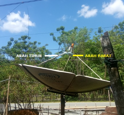 Cara Mencari Sinyal Antena Parabola di Satelit Telkom 4