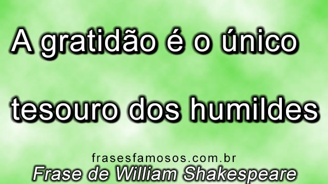 Frases de William Shakespeare