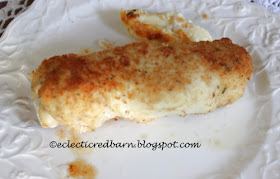 String cheese stuffed chicken