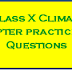 ICSE Class X Climatology chapter practice set Questions