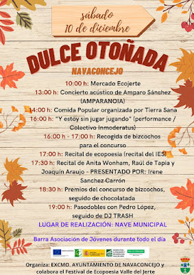 Celebración de la “Dulce Otoñada”. 10 de diciembre en Navaconcejo.