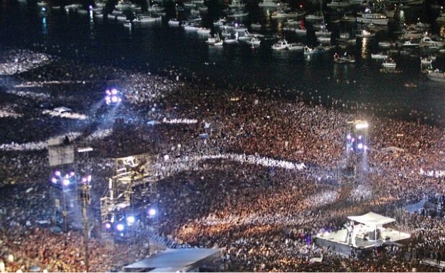 A maior quantidade de pessoas concentradas para um show de rock