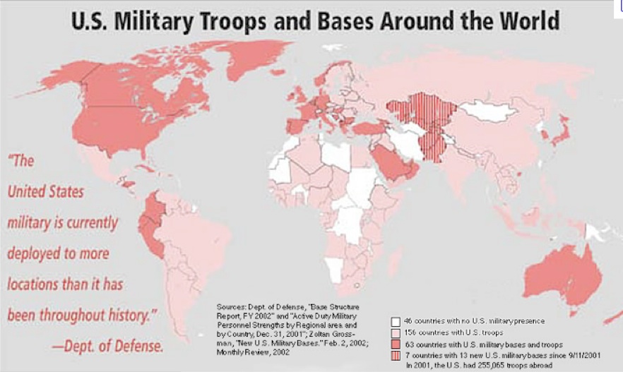 United States Military Bases World Map Mapping U.S. Foreign Military Bases | GeoCurrents