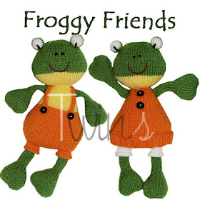 knitted frog