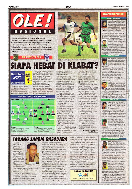 PERSEBAYA VS PSIS SIAPA HEBAT DI KLABAT