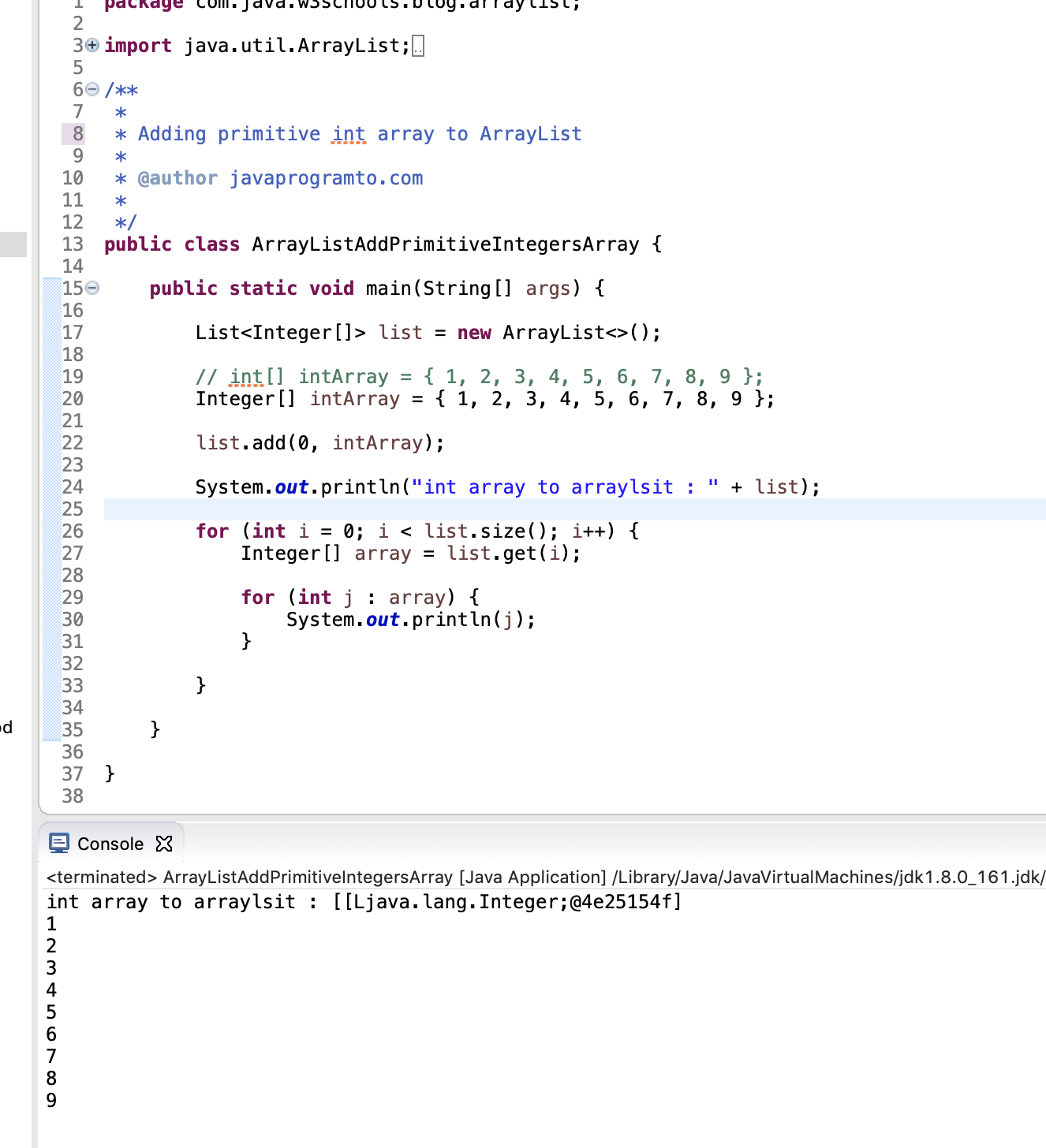 How To Add Integer Values To Arraylist Int Array Examples Javaprogramto Com How To Add Integer Values To Arraylist Int Array Examples Javaprogramto Com
