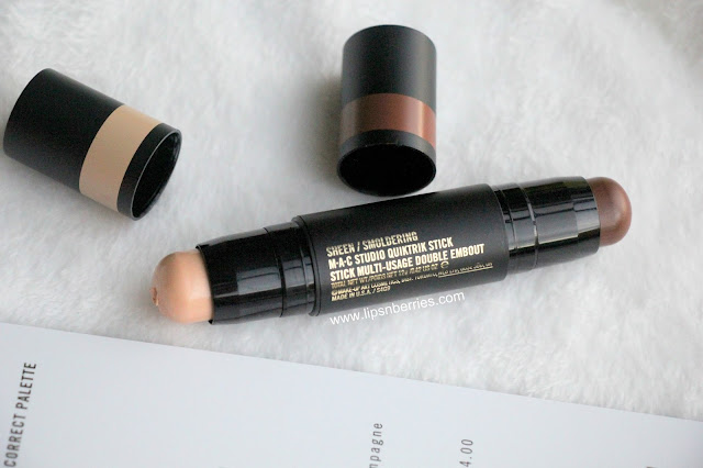 MAC quiktrik highlight bronzer stick review