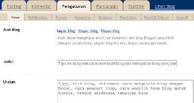 cara membuat blog agar tampil di halaman pertama google