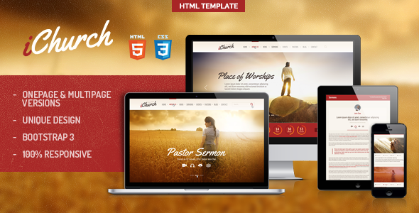 Premium Church website template