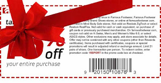 Free Printable Famous Footwear Coupons