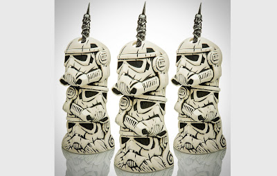 San Diego Comic-Con 2022 Exclusive Star Wars The Mandalorian The Stacked Stormtrooper Geeki Tikis Ceramic Mug by Beeline Creative