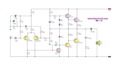 OTL 100W Power Amplifier [2N3055]