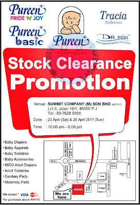 Pureen Stock Clearance Promotion