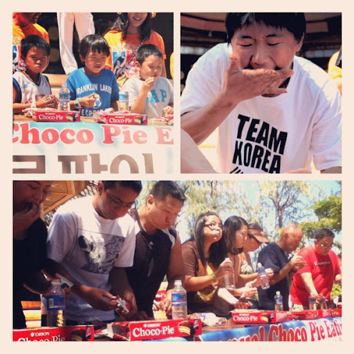 Choco Pie Eating contest in Hawaii