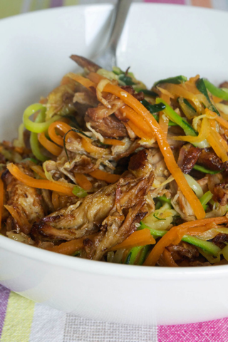 Pulled Pork and Zoodles