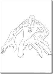 desenho para colorir ben 10 ultra t upgrade