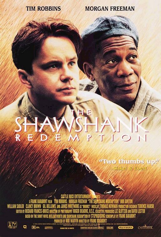 Shawshank Redemption 1994 Labels 1994 5 Stars Golden Globe Nominee 