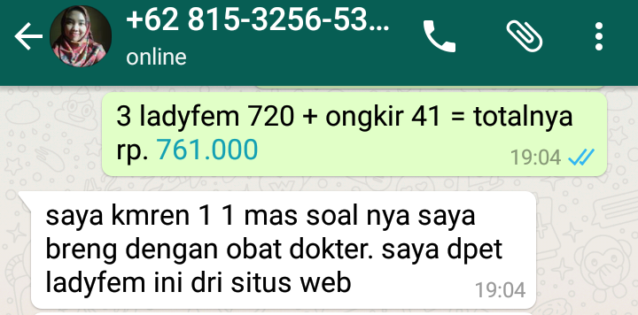 Testimoni Ladyfem Atasi Kista Terbaru 2016