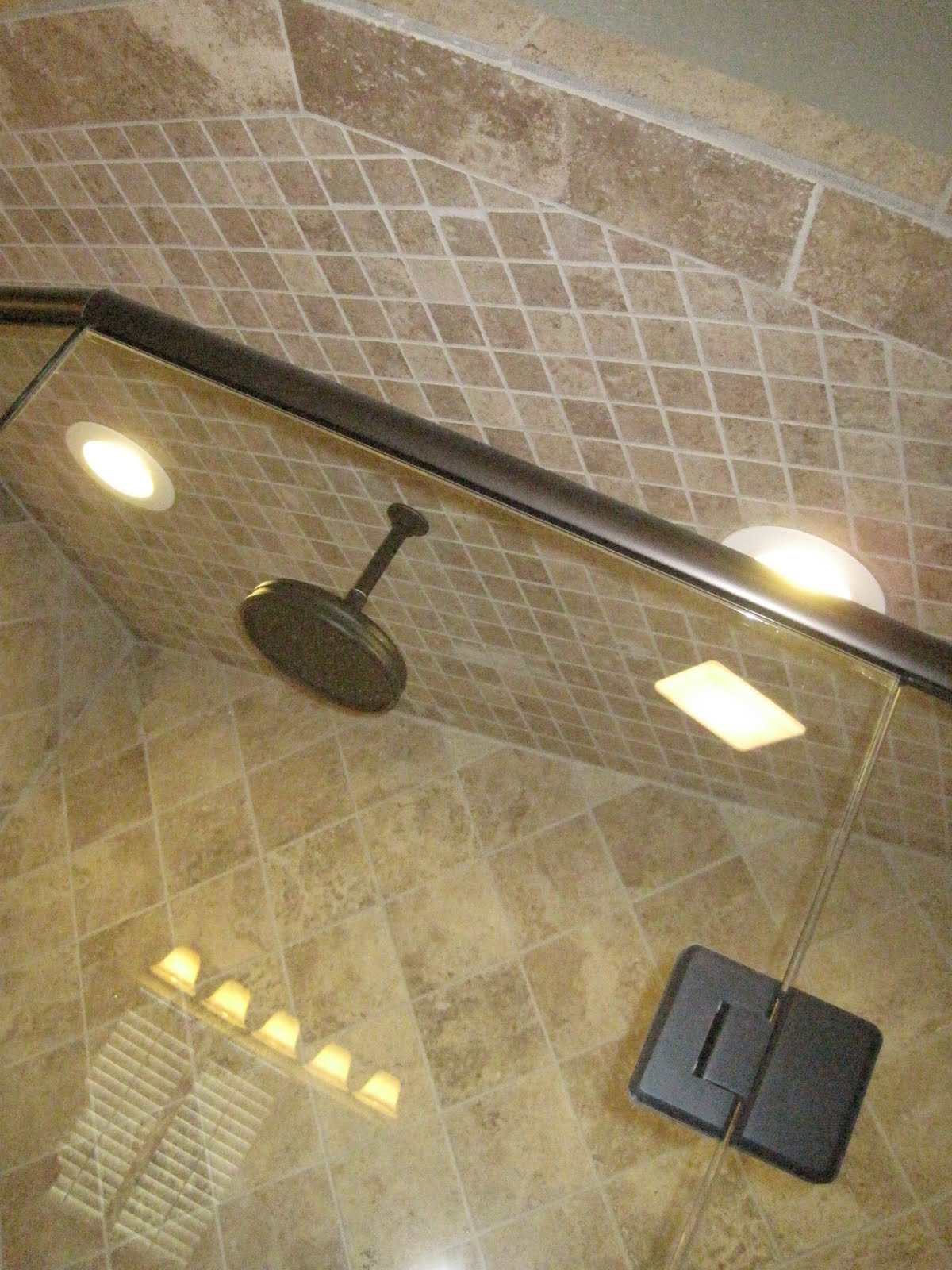 bathroom shower hardware shower details: rainshower head / bench