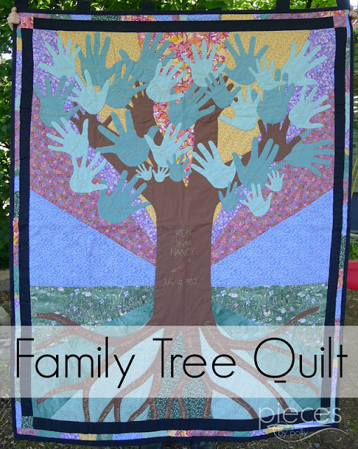 Family Tree Anniversary Quilt