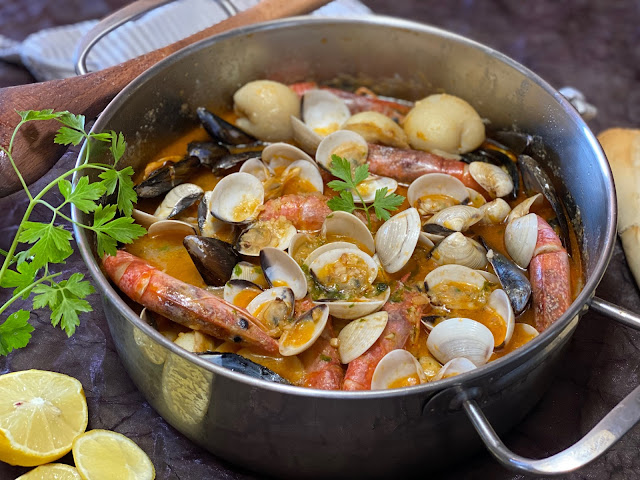 Zarzuela de pescado y marisco, la bullabesa española