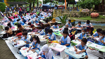 Lomba Mewarnai dan Menggambar Antar TK dan SD Se-Jawa Timur dalam Rangka HUT ke-13 Rumah Pintar Juanda Cendekia