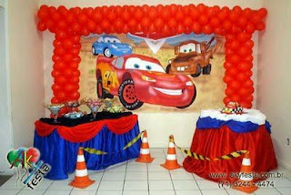 Children parties, cars decoration