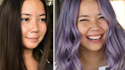 28 mujeres que eligieron un color de cabello inusual. El resultado se ve genial                                                                                                                         