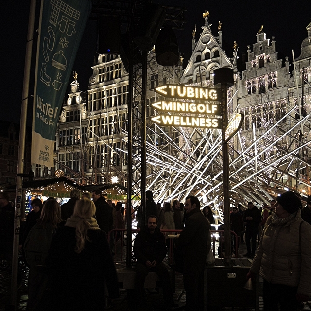 Kerstsfeer in Antwerpen