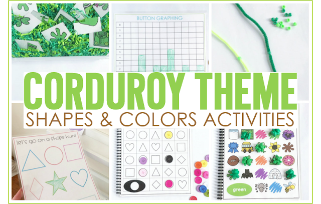 Corduroy Shape & Color Activities