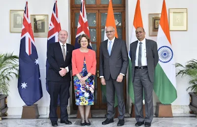 3rd India-Australia Secretary-level 2+2 Dialogue was held in New Delhi