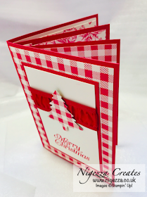 Nigezza Creates with Stampin' Up! Toil Tiding and Wrapped in Plaid  Make & Take