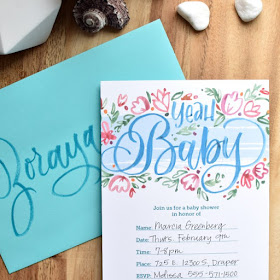 free printable baby shower invitation